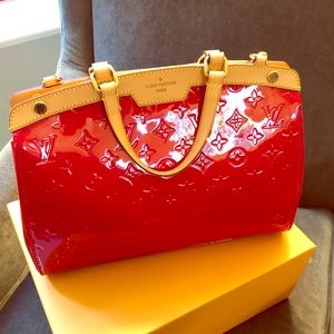 Louis Vuitton  Red patent Leather